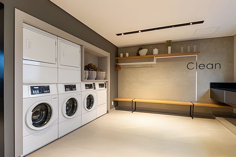 Apê 1 dorm Vila Nova | Andar Alto, Piscina e Wi-Fi