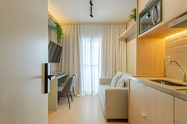 Apê LUXO Vila Nova | Andar Alto, Piscina e Wi-Fi