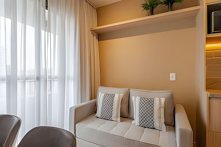 Apê LUXO Vila Nova | Andar Alto, Piscina e Wi-Fi