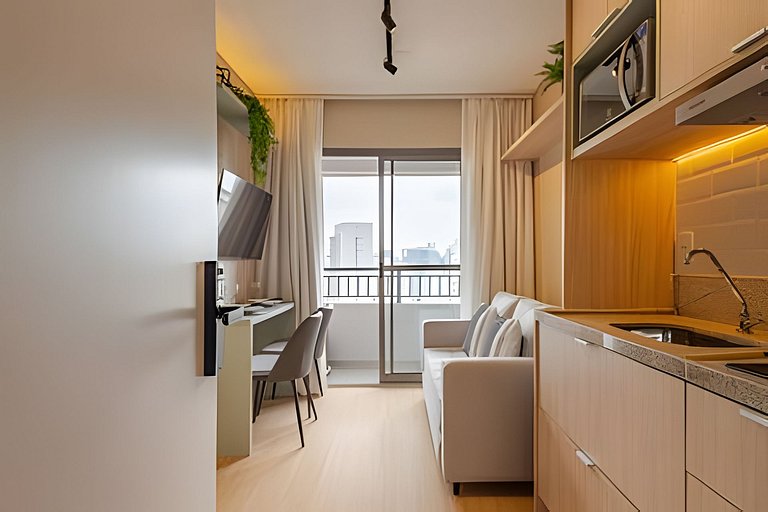 Apê LUXO Vila Nova | Andar Alto, Piscina e Wi-Fi