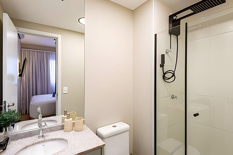 Apê LUXO Vila Nova | Andar Alto, Piscina e Wi-Fi