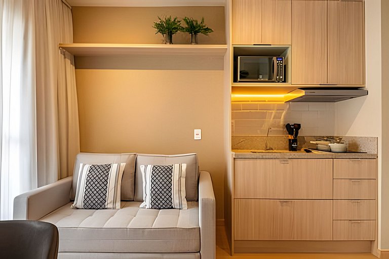 Apê LUXO Vila Nova | Andar Alto, Piscina e Wi-Fi