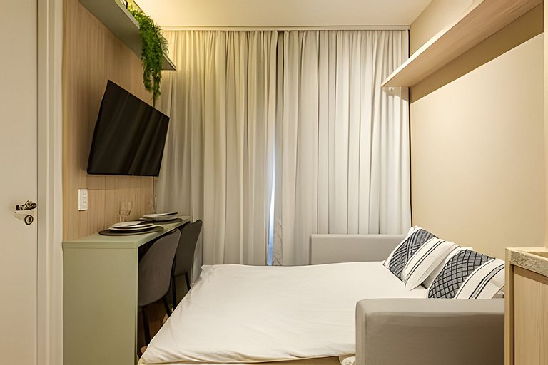 Apê LUXO Vila Nova | Andar Alto, Piscina e Wi-Fi