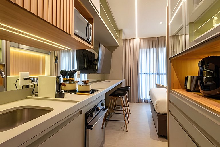 Apê LUXO Perdizes | 5min Allianz • A/C • Wi-Fi