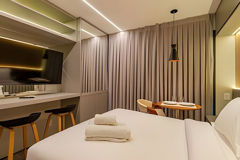 Apê LUXO Perdizes | 5min Allianz • A/C • Wi-Fi