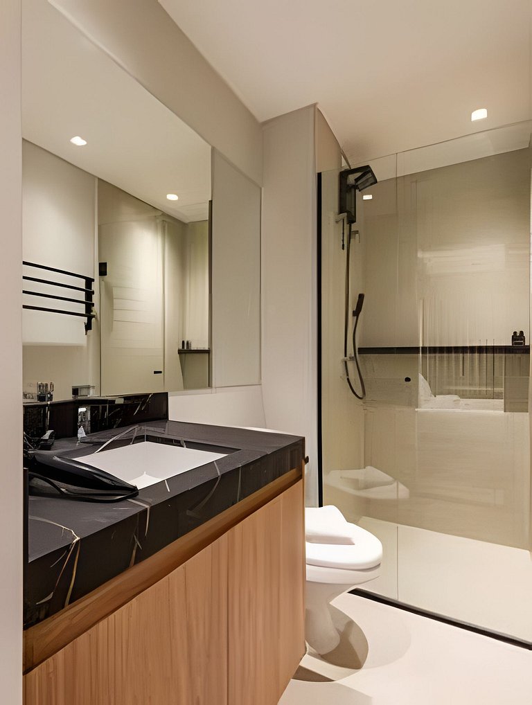 Apê LUXO Perdizes | 5min Allianz • A/C • Wi-Fi