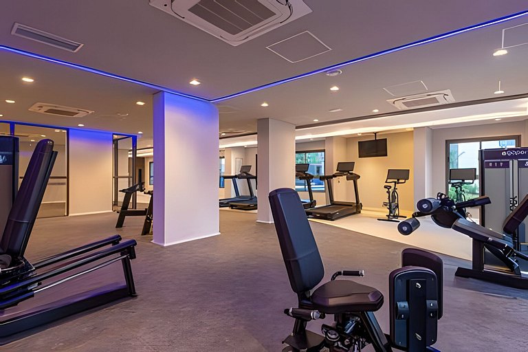 APTO Luxo C/ Vista Vila Nova | Piscina, Wi-fi, A/C