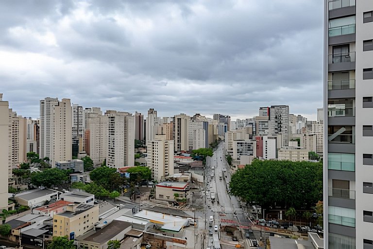 APTO Luxo C/ Vista Vila Nova | Piscina, Wi-fi, A/C