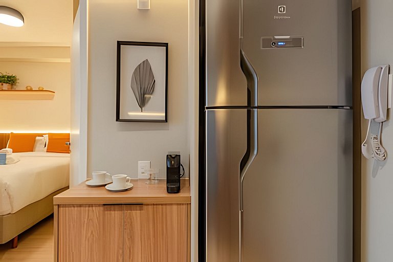 APTO Luxo C/ Vista Vila Nova | Piscina, Wi-fi, A/C