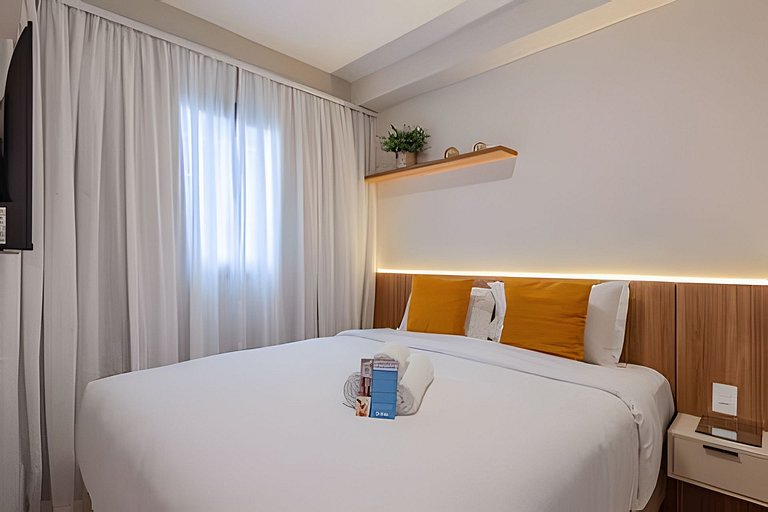 APTO Luxo C/ Vista Vila Nova | Piscina, Wi-fi, A/C