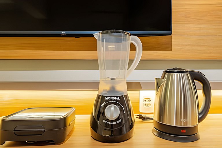 Studio LUXO a 6 min Ibirapuera | Metrô, A/C, Wi-fi