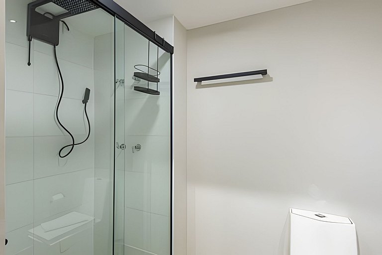 Studio LUXO a 6 min Ibirapuera | Metrô, A/C, Wi-fi